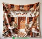 Hermes Throw Blankets